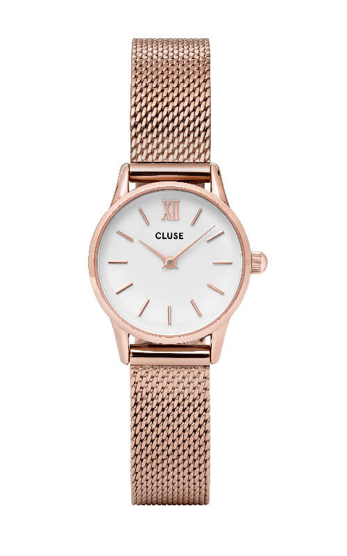 Montre CLUSE La Vedette Mesh Rose Gold White CL50006 - PRECIOVS