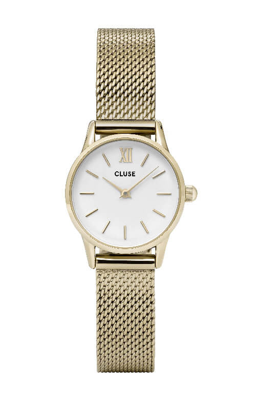 Montre CLUSE La Vedette Mesh Gold White CL50007 - PRECIOVS