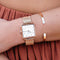 Montre CLUSE La Tétragone Rose Gold Mesh/White CL60003 - PRECIOVS