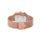 Montre CLUSE La Tétragone Rose Gold Mesh/White CL60003 - PRECIOVS