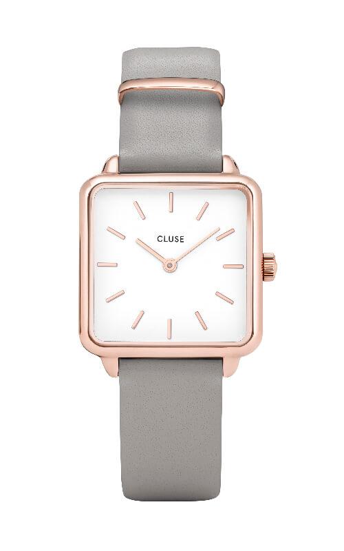 Montre CLUSE La Tétragone Rose Gold White/Stone Grey CL60005 - PRECIOVS