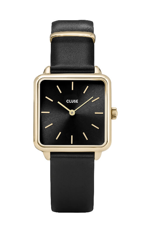 Montre CLUSE La Tétragone Gold Black/Black CL60008 - PRECIOVS