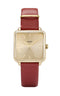 Montre CLUSE La Tétragone Gold/Scarlet Red CL60009 - PRECIOVS