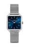 Montre CLUSE La Tétragone Mesh Silver/Marine Blue CL60011 - PRECIOVS