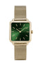 La Garçonne Mesh Gold/Forest Green CL60014 - PRECIOVS