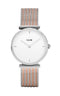 Montre CLUSE Triomphe Silver Bicolour Mesh CW0101208003 - PRECIOVS