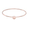 Bracelet jonc CLUSE Essentielle Rose Gold Hexagon CLJ10001 - PRECIOVS