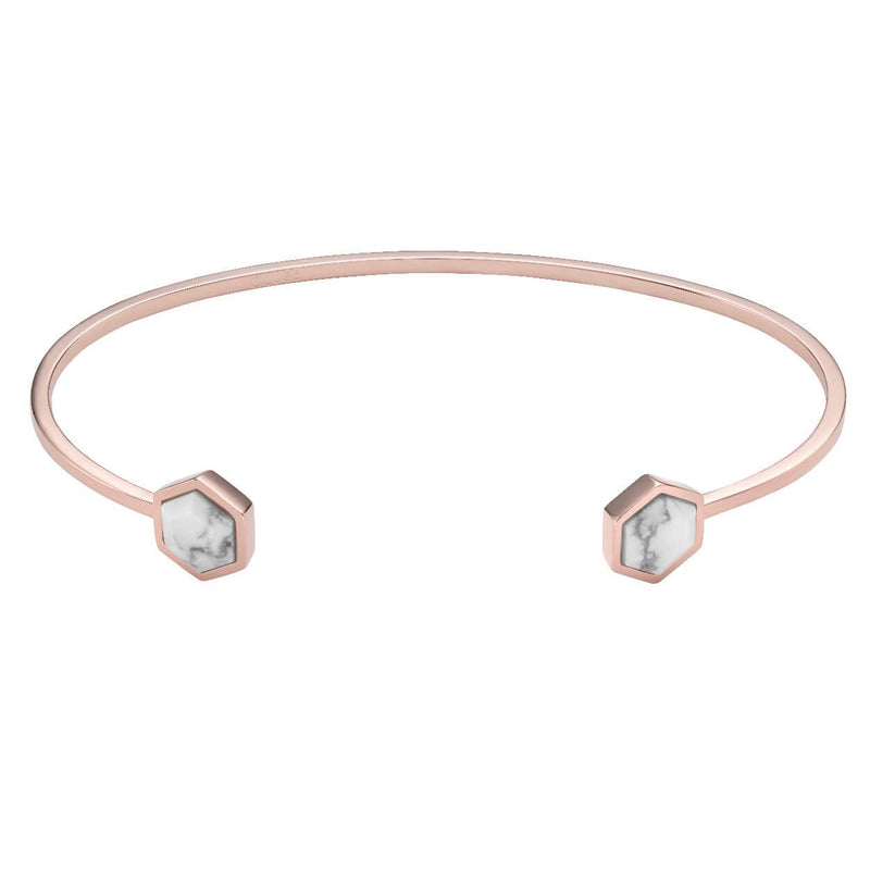 Bracelet CLUSE Idylle Rose Gold Marble Hexagons CLJ10003 - PRECIOVS