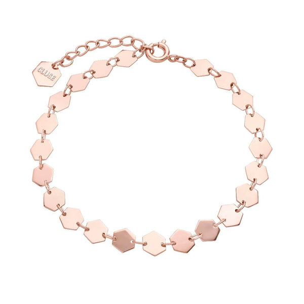 Bracelet CLUSE Essentielle Rose Gold All Hexagons Chain CLJ10009 - PRECIOVS