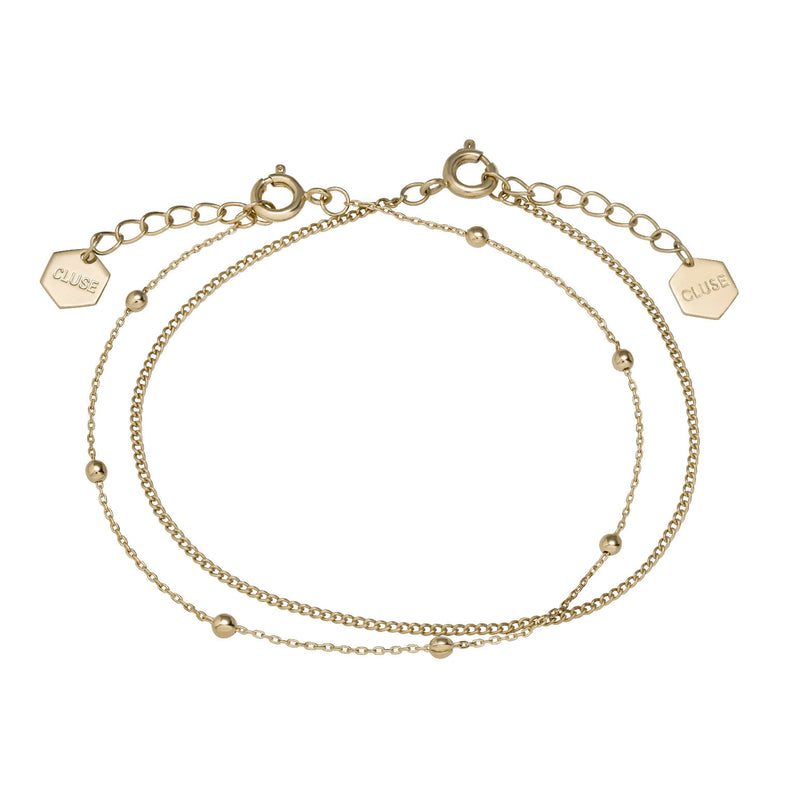 Ensemble de deux bracelets CLUSE Essentielle Gold CLJ11010 - PRECIOVS