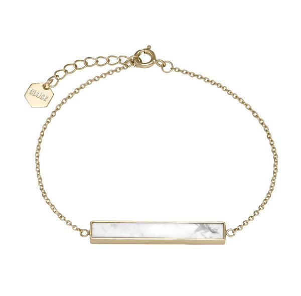 Bracelet CLUSE Idylle Gold Marble Bar Chain CLJ11012 - PRECIOVS
