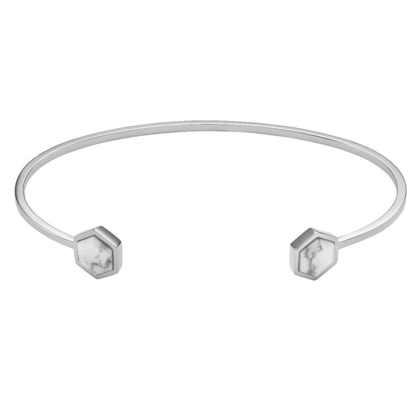 Bracelet CLUSE Idylle Silver Marble Hexagons CLJ12003 - PRECIOVS
