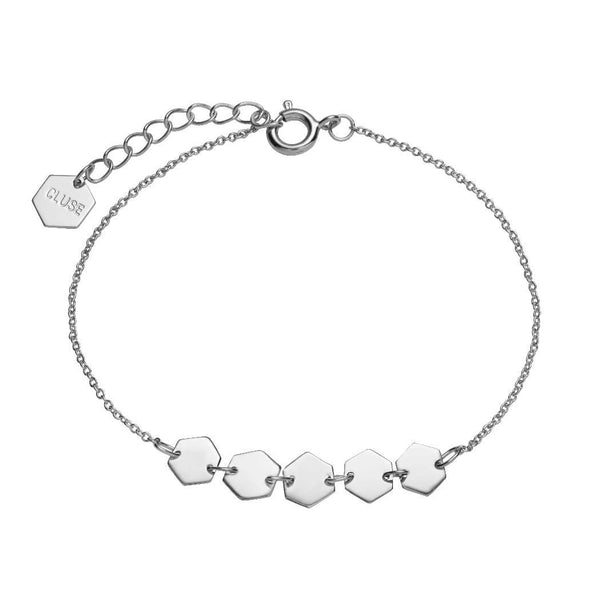 Bracelet CLUSE Essentielle Silver Hexagons Chain CLJ12007 - PRECIOVS
