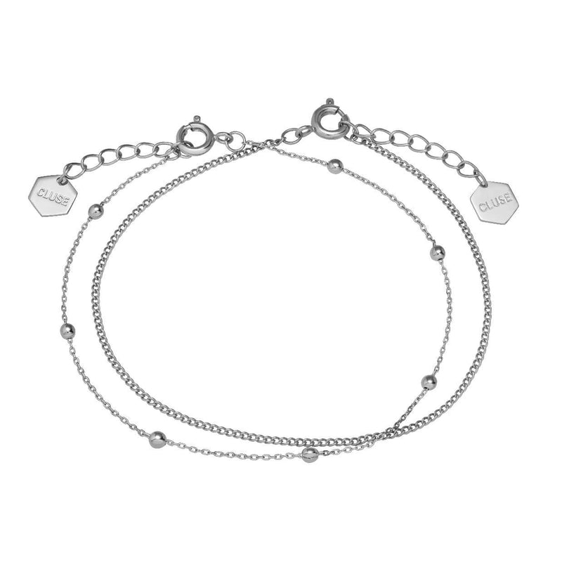 Ensemble de deux bracelets CLUSE Essentielle Silver CLJ12010 - PRECIOVS