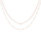 Ensemble de colliers CLUSE Rose Gold Double Chain Petite Hexagon CLJ20004 - PRECIOVS