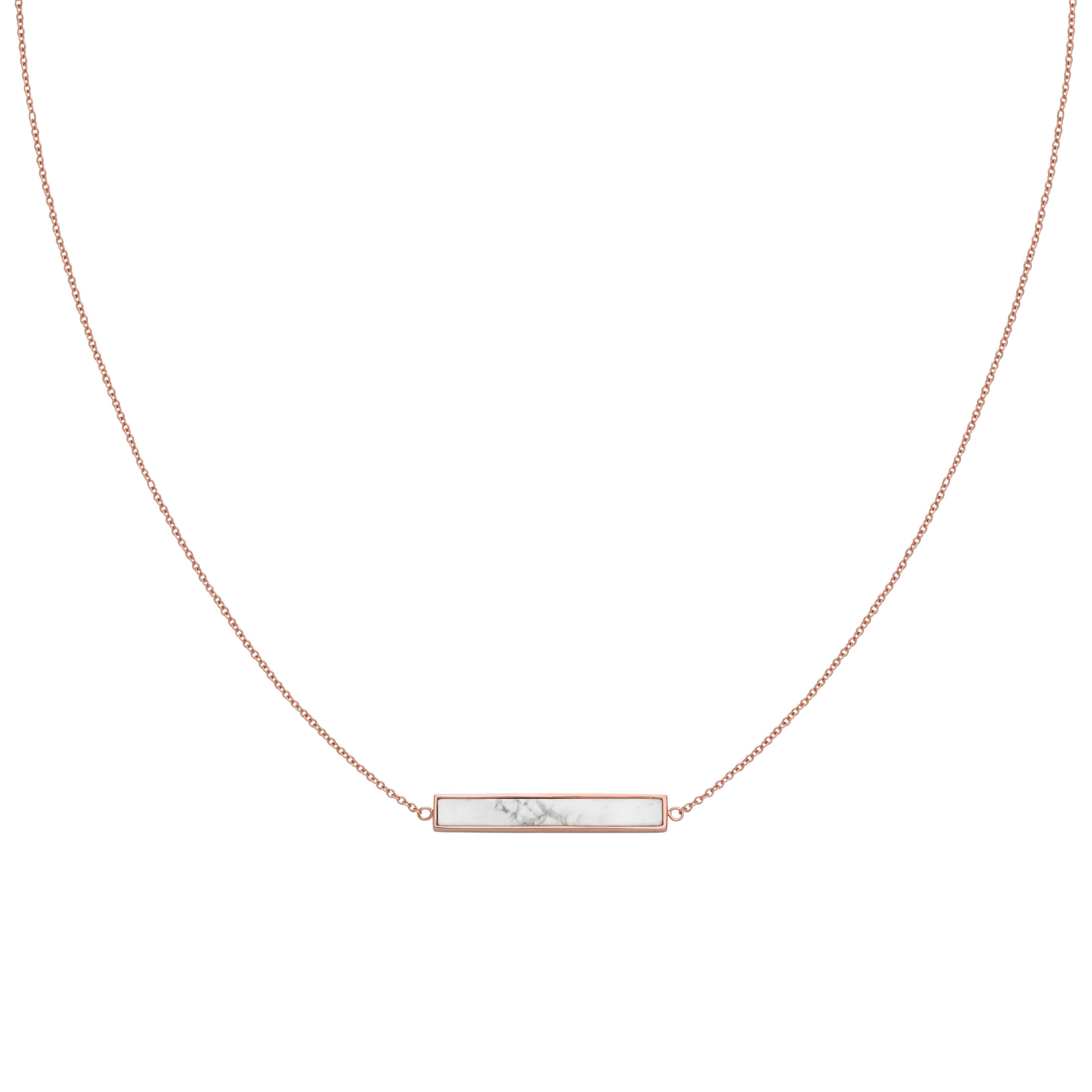 Collier CLUSE Idylle Rose Gold Marble Bar CLJ20009 - PRECIOVS