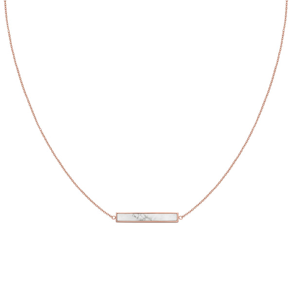 Collier CLUSE Idylle Rose Gold Marble Bar CLJ20009 - PRECIOVS