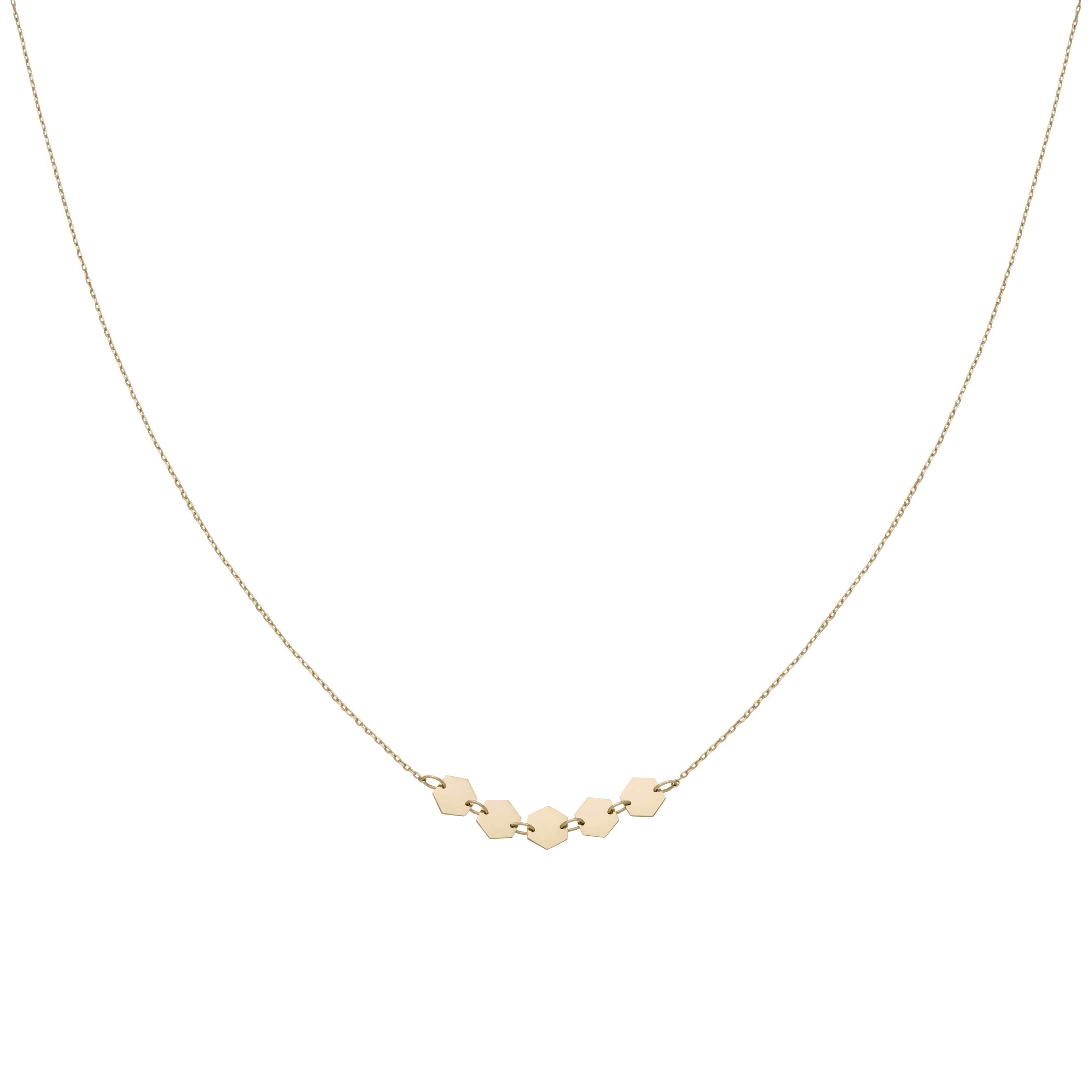 Collier CLUSE Essentielle Gold Hexagons CLJ21001 - PRECIOVS