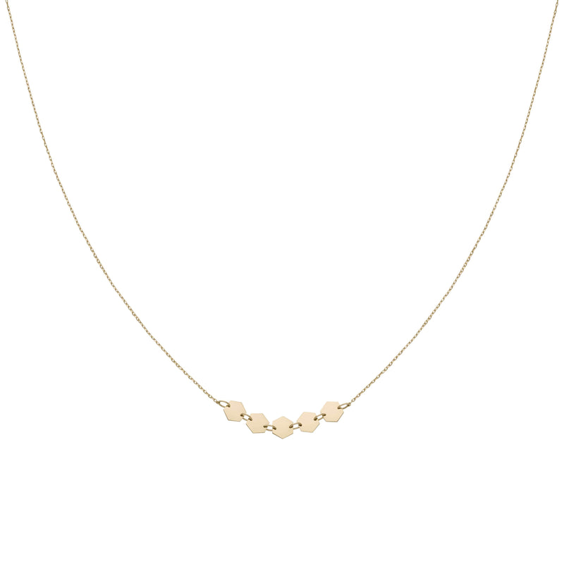 Collier CLUSE Essentielle Gold Hexagons CLJ21001 - PRECIOVS