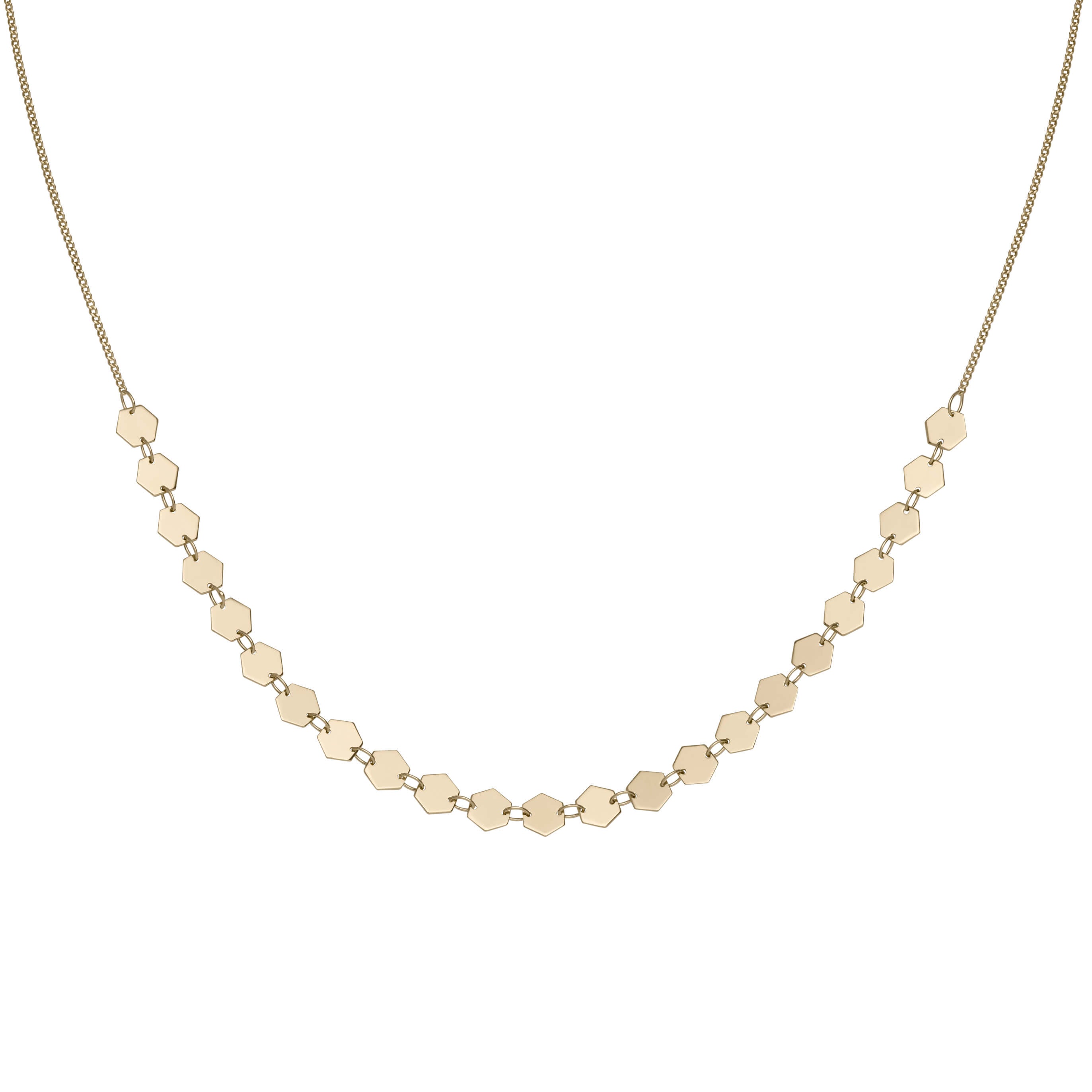 Collier/tour de cou CLUSE Essentielle Gold All Hexagons Choker CLJ21003 - PRECIOVS