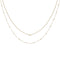 Ensemble de colliers CLUSE Gold Double Chain Petite Hexagon CLJ21004 - PRECIOVS