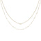 Ensemble de colliers CLUSE Gold Double Chain Petite Hexagon CLJ21004 - PRECIOVS