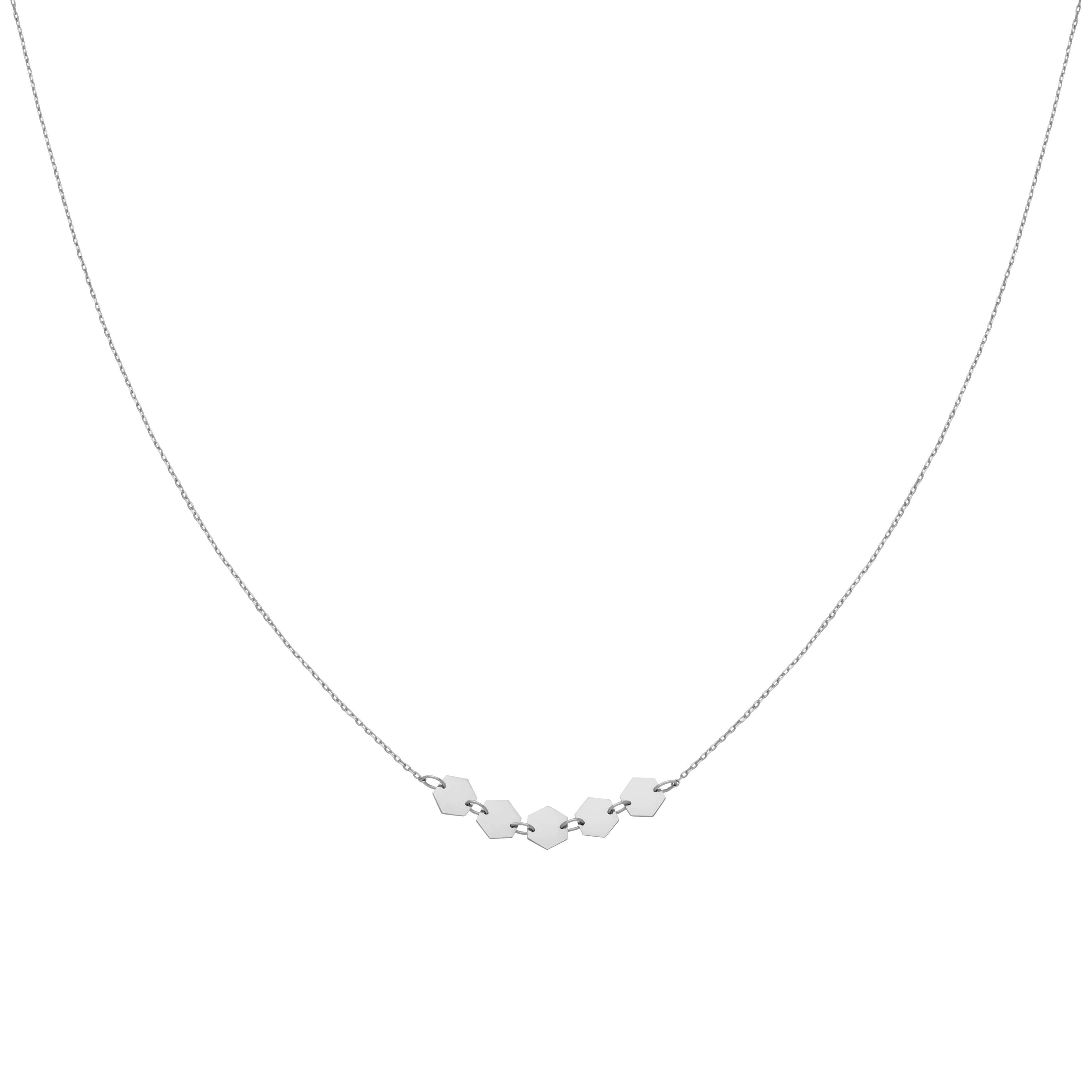 Collier CLUSE Essentielle Silver Hexagons CLJ22001 - PRECIOVS