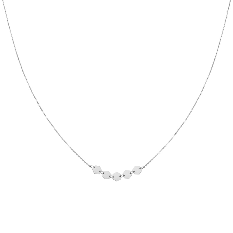 Collier CLUSE Essentielle Silver Hexagons CLJ22001 - PRECIOVS