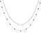 Ensemble de colliers CLUSE Silver avec cristaux noirs CLJ22007 - PRECIOVS