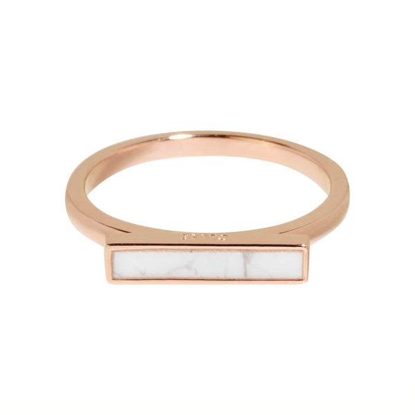 Bague CLUSE Idylle Rose Gold Marble Bar CLJ40002 - PRECIOVS