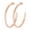 Boucles d'oreilles CLUSE Essentielle Rose Gold All Hexagons Hoop CLJ50008 - PRECIOVS