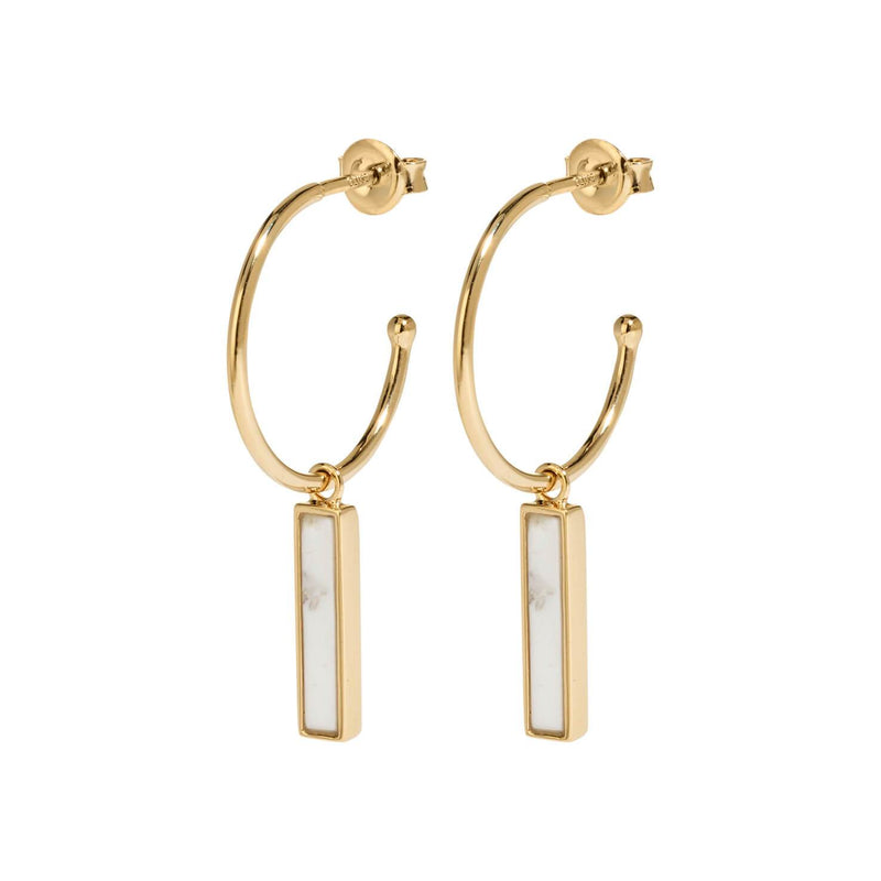 Boucles d'oreilles CLUSE Idylle Gold Marble Bar Hoop CLJ51001 - PRECIOVS