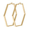 Boucles d'oreilles CLUSE Essentielle Gold Large Hexagonal Hoop CLJ51003 - PRECIOVS