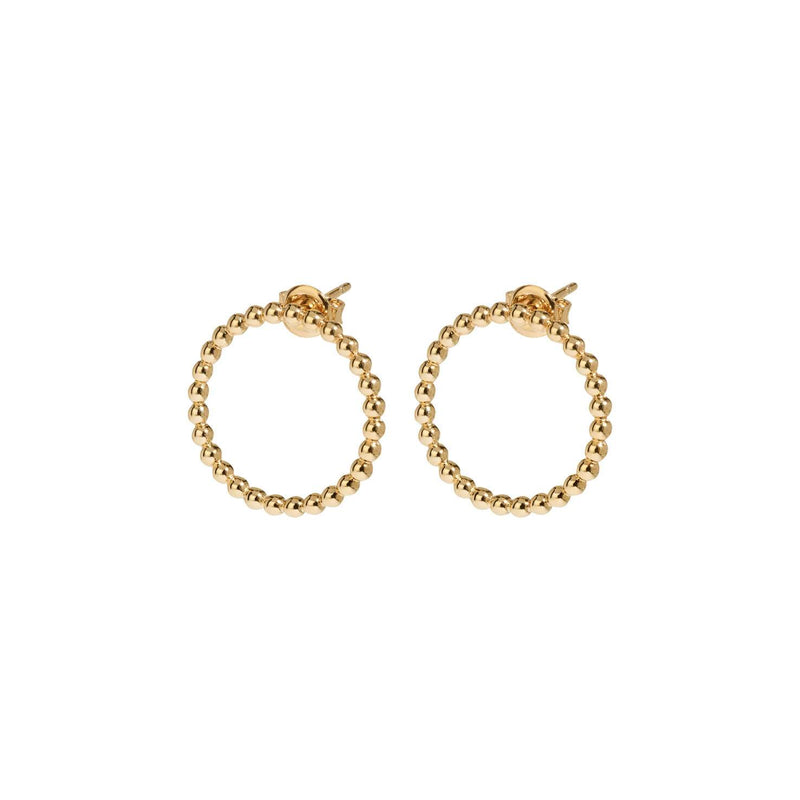 Boucles d'oreilles CLUSE Essentielle Gold Open Circle Embellished Stud CLJ51007 - PRECIOVS