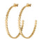 Boucles d'oreilles CLUSE Essentielle Gold All Hexagons Hoop CLJ51008 - PRECIOVS