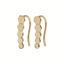 Boucles d'oreilles CLUSE Essentielle Gold Hexagon Ear Climber CLJ51010 - PRECIOVS