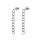 Boucles d'oreilles CLUSE Essentielle Silver Open Hexagons Chain CLJ52009 - PRECIOVS