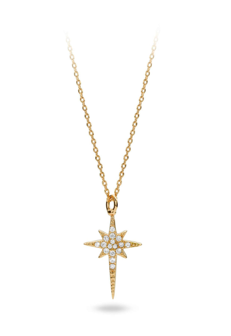 Collier MYA BAY Collier étoile du nord - Pierres blanches CO-10.G - PRECIOVS