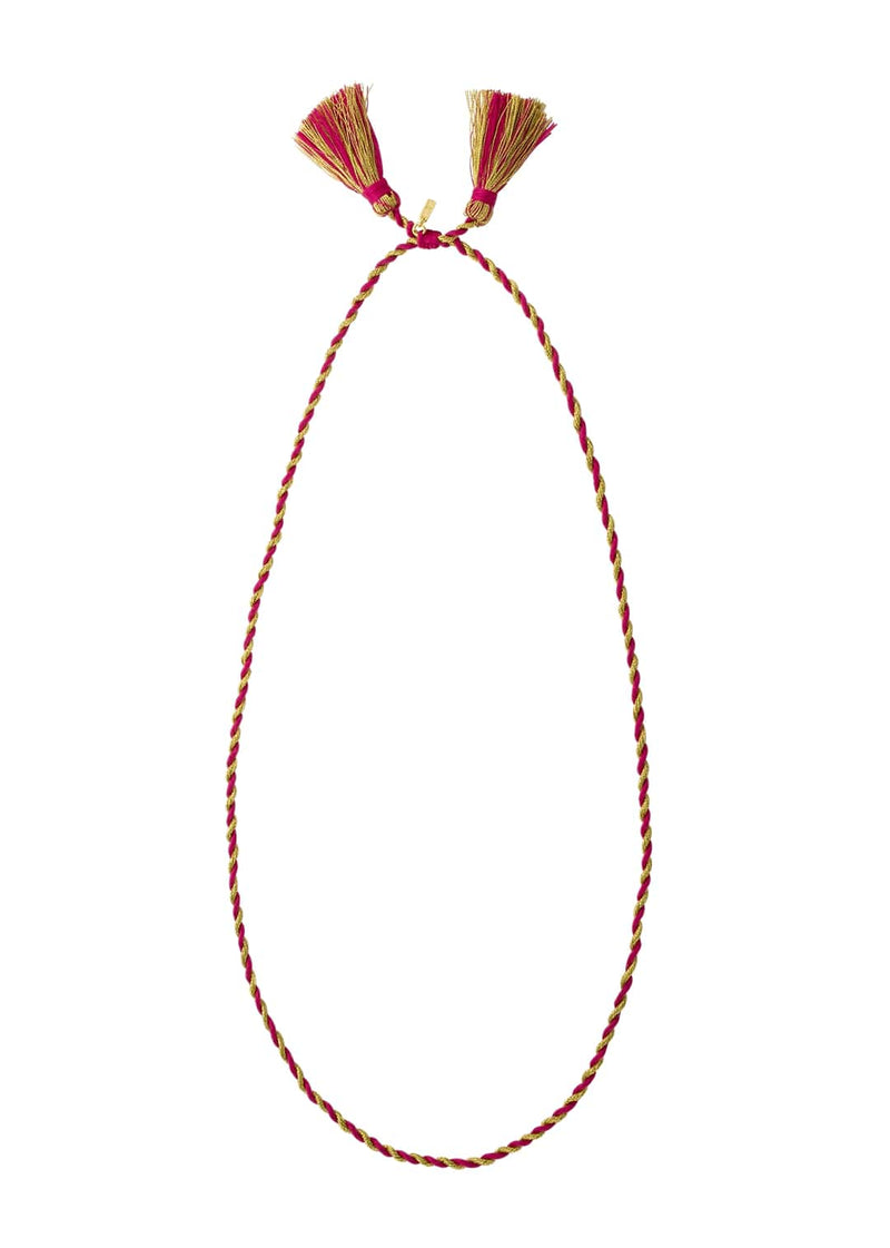 Collier MYA BAY Rodeo Drive doré/fuchsia CO-119-G - PRECIOVS