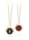 Collier MYA BAY Goutte - Emaillée noir, bordeaux CO-35.G - PRECIOVS