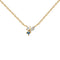 Collier PDPaola Midnight Blue argent plaqué or et pierres précieuses - PRECIOVS