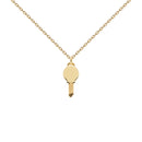 Collier PDPaola Eternum argent plaqué or avec pendentif clé - PRECIOVS