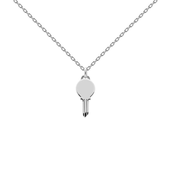 Collier PDPaola Eternum argent avec pendentif clé - PRECIOVS