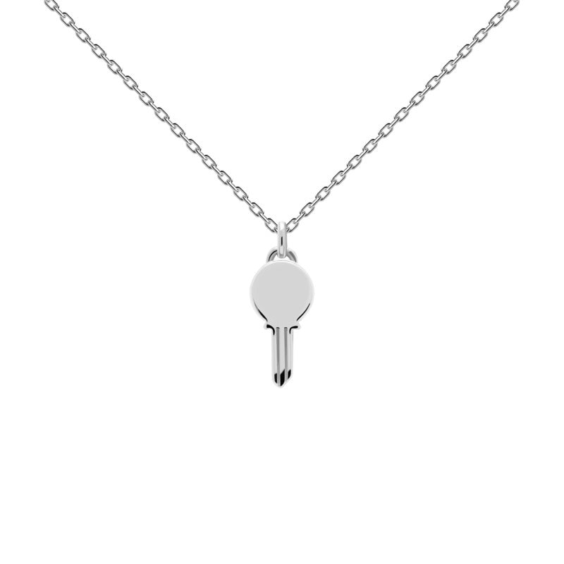 Collier PDPaola Eternum argent avec pendentif clé - PRECIOVS