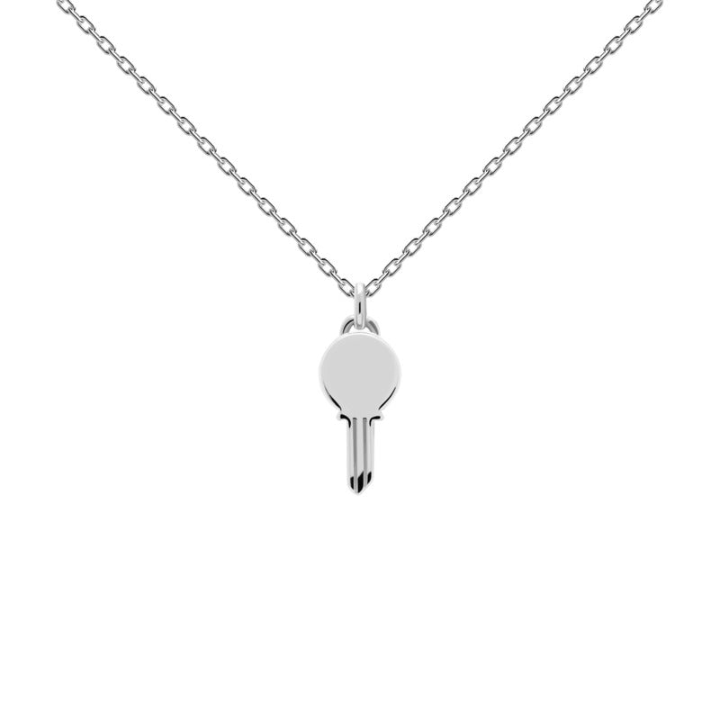 Collier PDPaola Eternum argent avec pendentif clé - PRECIOVS