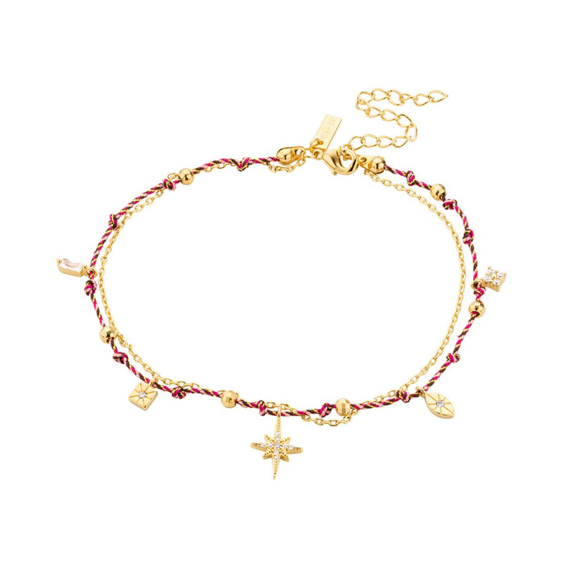 Bracelet de cheville MYA BAY Fuchsia Diwali Gipsy CV-03.G - PRECIOVS