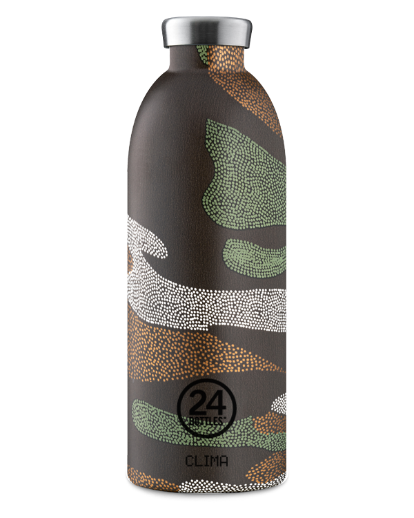 Bouteille réutilisable 24Bottles Clima Bottle Camo Zone 850ml - PRECIOVS