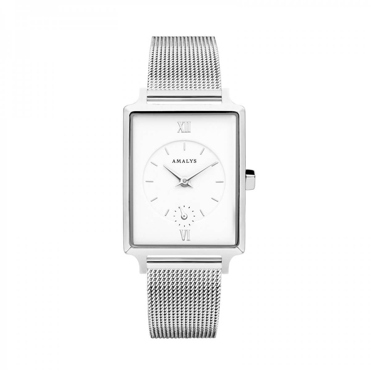 Montre Amalys Celeste Mesh Silver/White - PRECIOVS