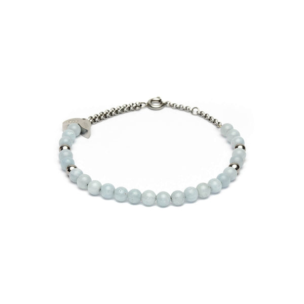 Bracelet Didyma par Gemini Chania Blue en pierres naturelles aigue-marine - PRECIOVS