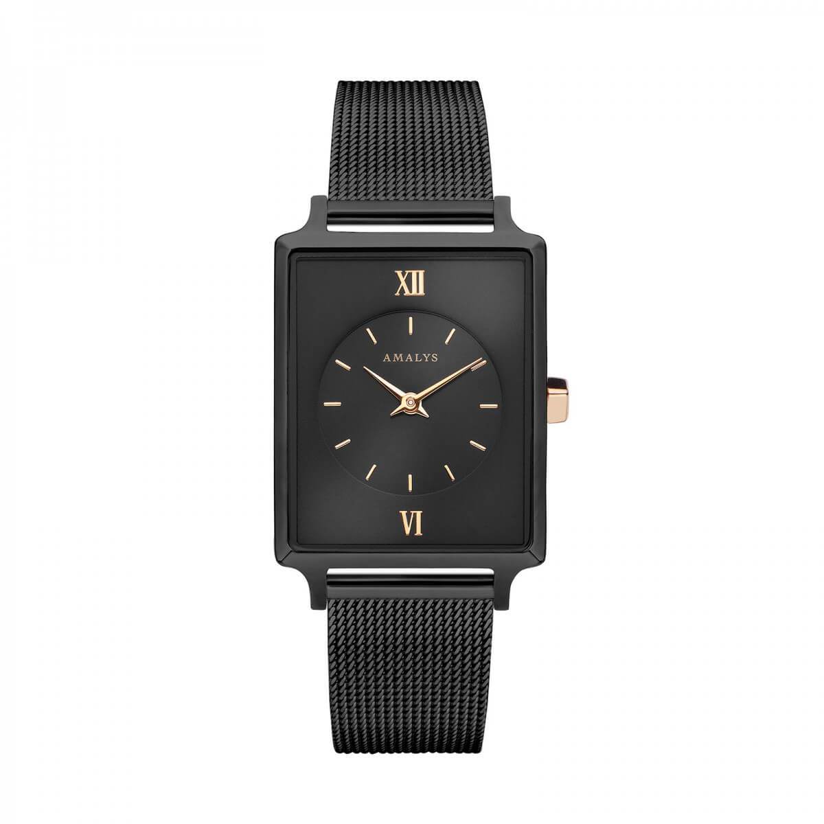 Montre Amalys Charlie Mesh Black/Black - PRECIOVS